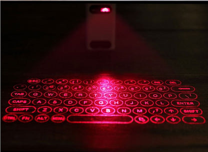 Virtuelle Laser Tastatur Bluetooth Kabellos Mausfunktion Faltbare Tatstatur - Hobbyfy