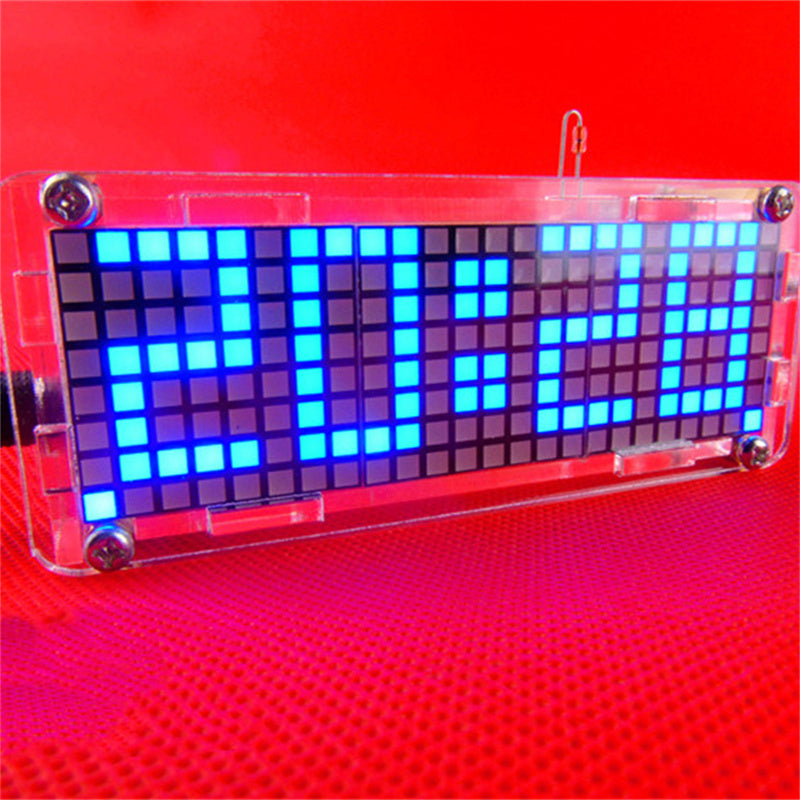 DIY LED Punktmatrix Wecker Bausatz Mit Temperaturanzeige