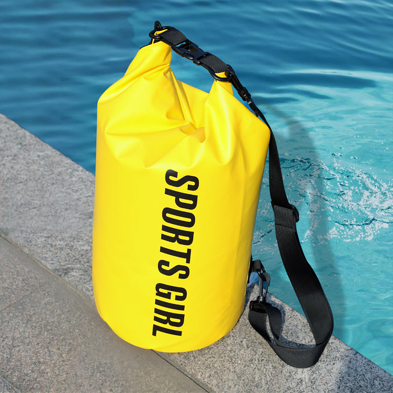 Schwimmender 15L Gelb Wasserdicht Trocken Nass Beutel Geteilter Fach