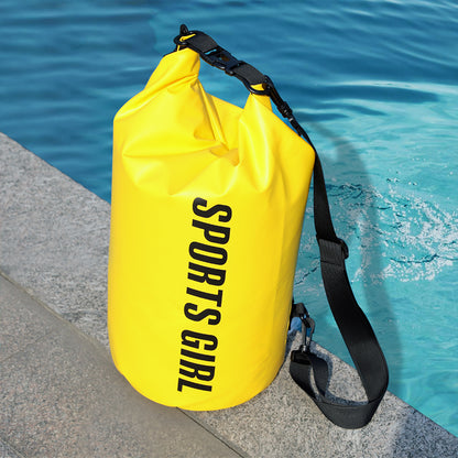 Schwimmender 15L Gelb Wasserdicht Trocken Nass Beutel Geteilter Fach