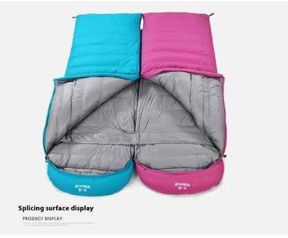 Daunenschlafsack ProWarm Schwarz Für Erwachsene Camping - Hobbyfy