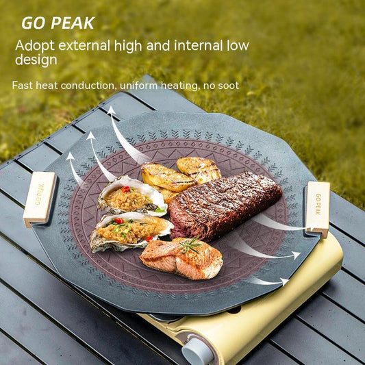 Outdoor Antihaft Backblech Sechsstrahlig Stern Design 40 cm - Hobbyfy