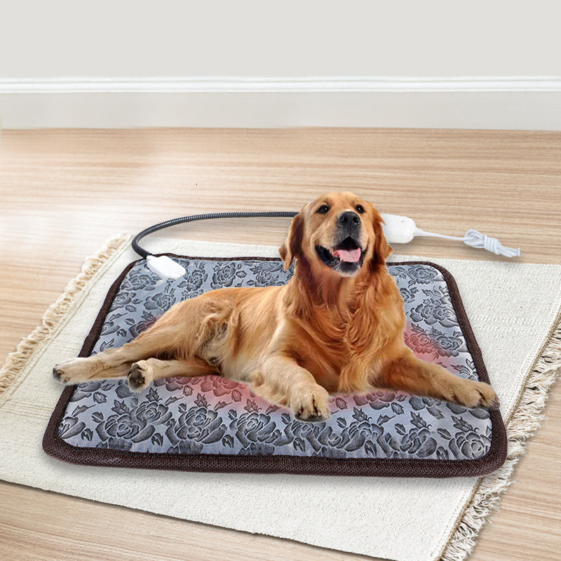 Wärmepad Für Hund Und Katze Mit Wasserfestem Heizkissen mit Kabelschutz - Hobbyfy