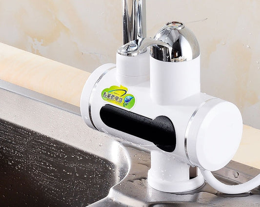 AquaJet Elektrischer Küchen Wasserhahn Warmwasser 3000 W - Hobbyfy