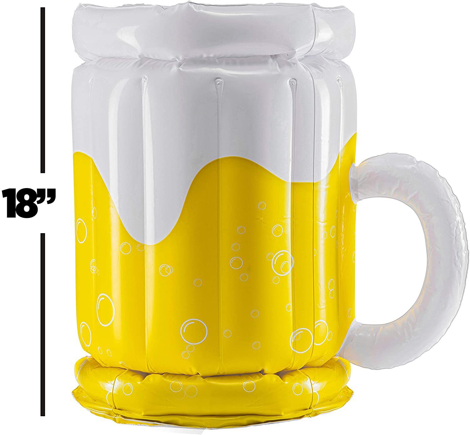 Großes Aufblasbares Bierkrug Getränke Kühler Pool Für Erwachsene 2 In 1 Getränkebecher Partyzubehör - Hobbyfy