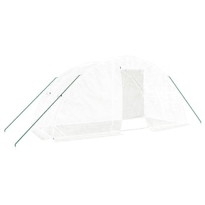 Gewächshaus Stahlrahmen 10 m2 Nutzfläche 5 x 2 x 2,3 m - Hobbyfy