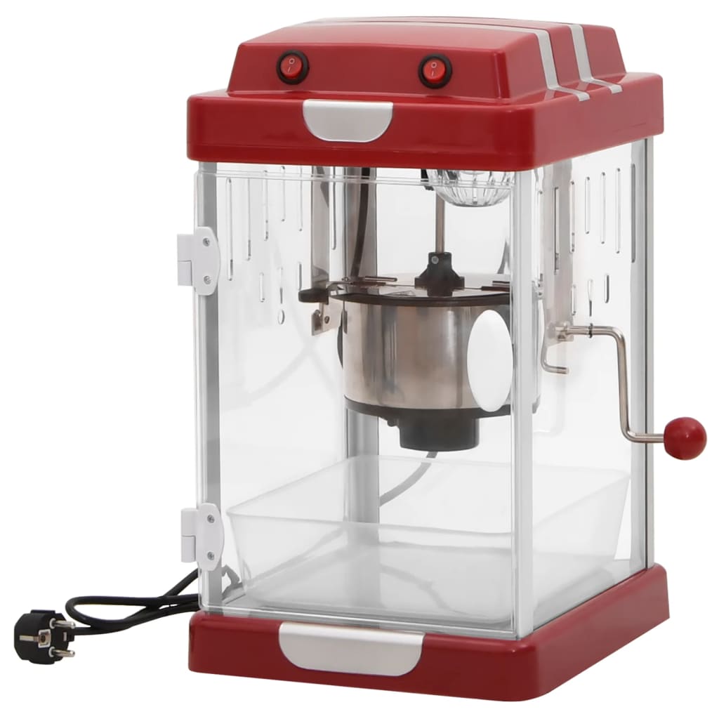 Popcornmaschine Cinema Style 2,5 Oz Mit Rührwerk Abnehmbarer Becherbehälter Bis Zu 10 Tassen - Hobbyfy