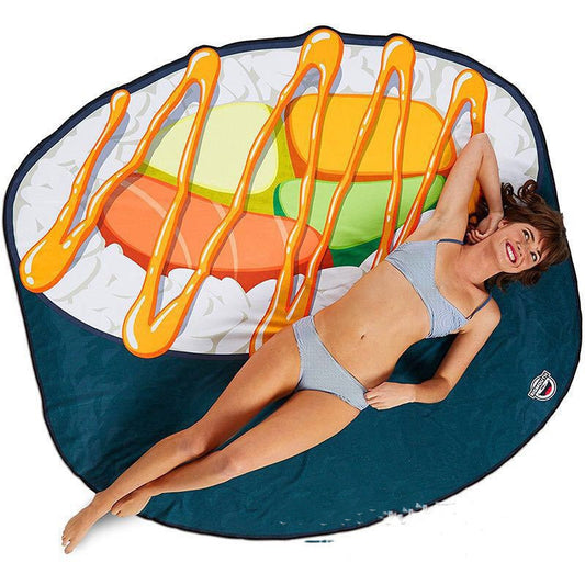 Schnelltrocknendes Strandtuch Mit Druckmotiv - Hobbyfy