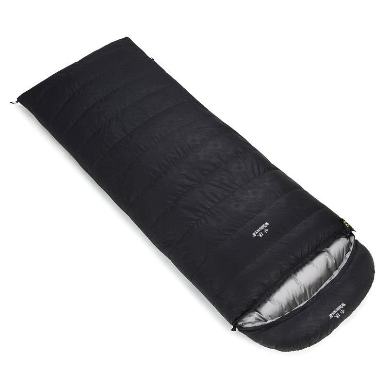 Daunenschlafsack ProWarm Schwarz Für Erwachsene Camping - Hobbyfy