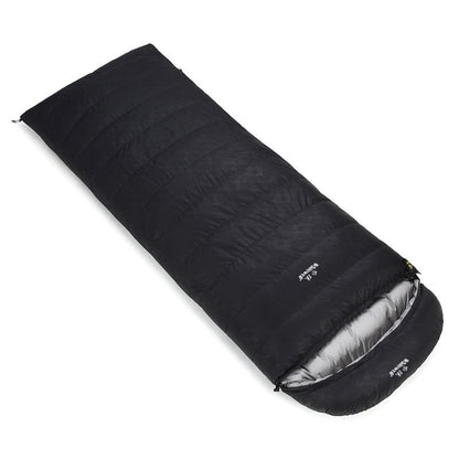 Daunenschlafsack ProWarm Schwarz Für Erwachsene Camping - Hobbyfy