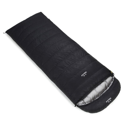 Daunenschlafsack ProWarm Schwarz Für Erwachsene Camping - Hobbyfy