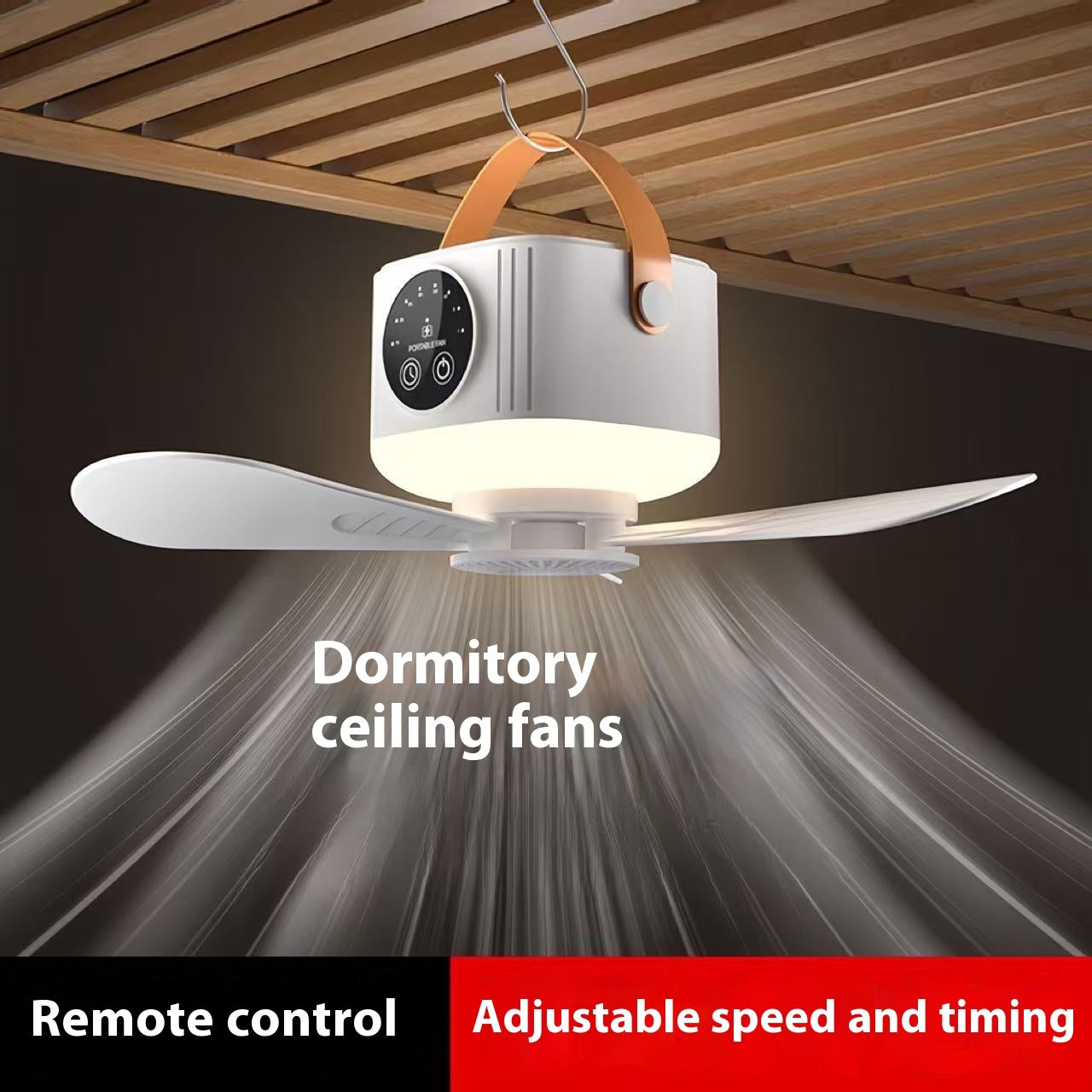 Wiederaufladbarer Ventilator Mit Licht und Kühlung - Hobbyfy