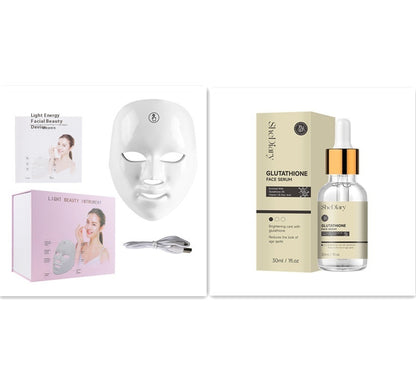 LumiDerm Touchscreen Siebenfarben LED Photon Lichtmaske Hautverjüngung