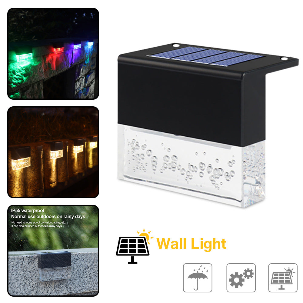 Lumina Solar Amber RGB LED Wasserdicht Außen Licht Für Treppen Zaun