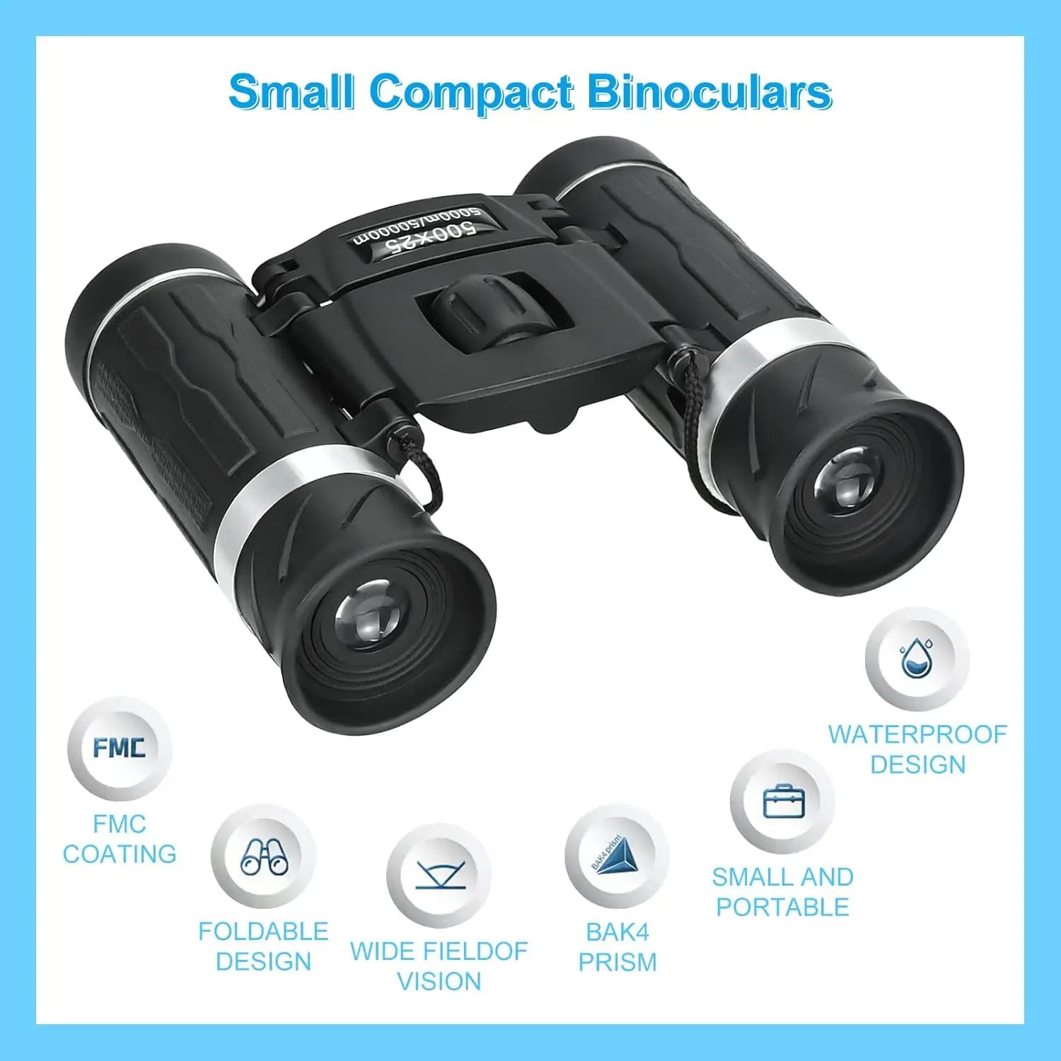 Faltbares Langstrecken Fernglas HD Zoom 5000 Bis 50000m - Hobbyfy