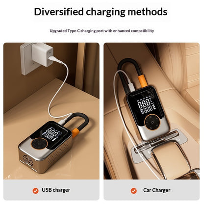 VoltPro Kabellose Auto Luftpumpe Tragbar USB C 48 Bis 60W