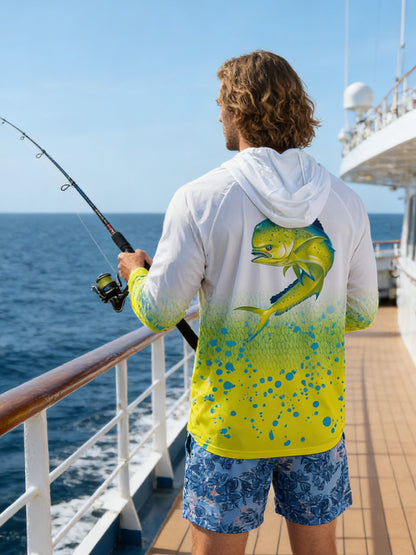 Fishing Hoodie UPF 50 Langarm Shirt Für Angler - Hobbyfy
