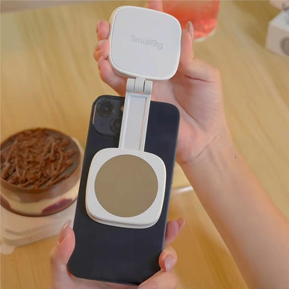 LuminaStream Kompakte Smartphone Beleuchtung Magnet Saugnapf Halterung - Hobbyfy