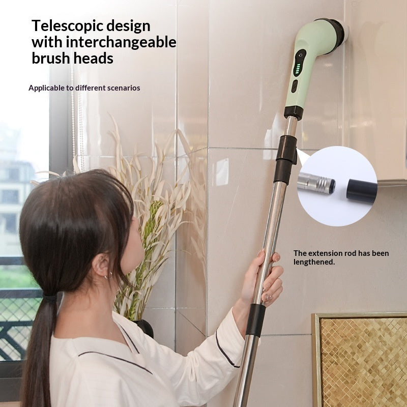 9 In 1 Elektrische Reinigungsbürste Mit Teleskopgriff - Hobbyfy