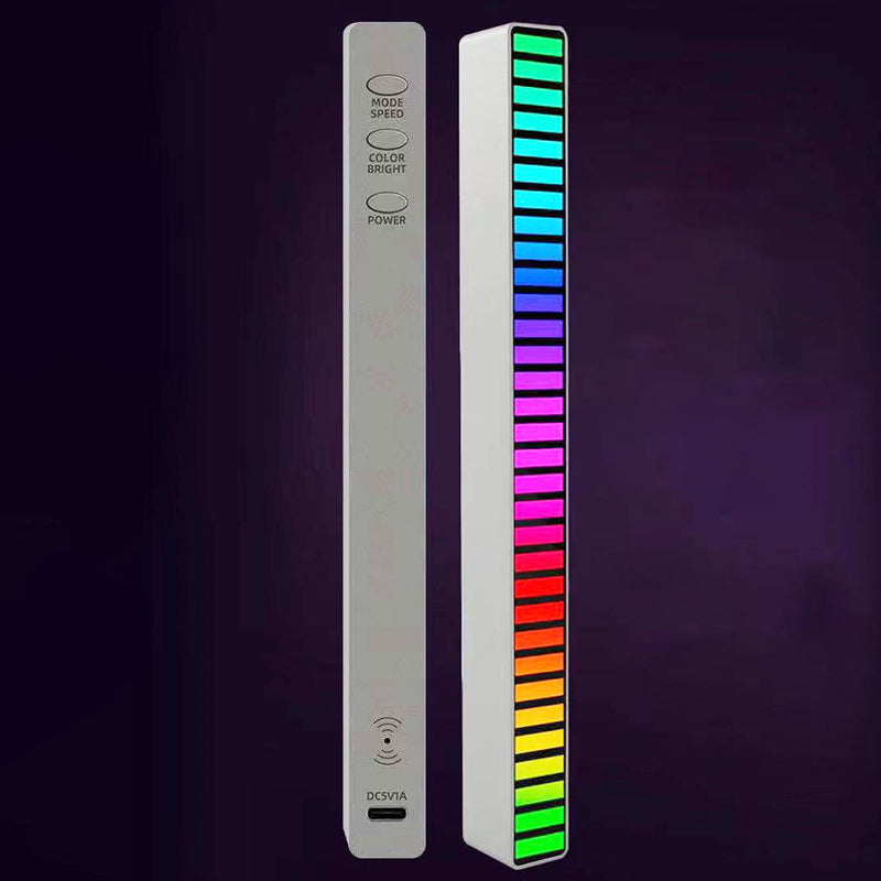 Sprachgesteuerte Ambientebeleuchtung RGB 32 LEDs 18 Farben - Hobbyfy