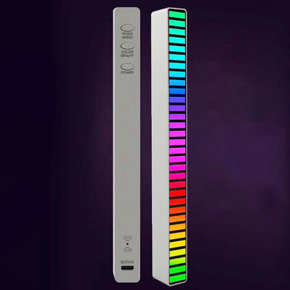 Sprachgesteuerte Ambientebeleuchtung RGB 32 LEDs 18 Farben - Hobbyfy