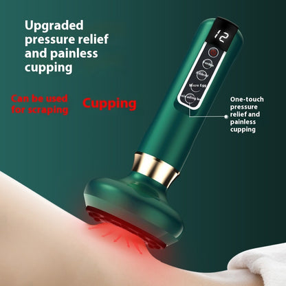 VitalPulse Beheiztes Kabelloses Scraping Massagegerät Mit Cupping Funktion Fuer Schmerz Und Stressabbau - Hobbyfy