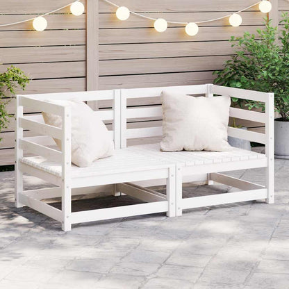 2teiliges Ecksofa Massives Kiefernholz unbehandelt - Hobbyfy