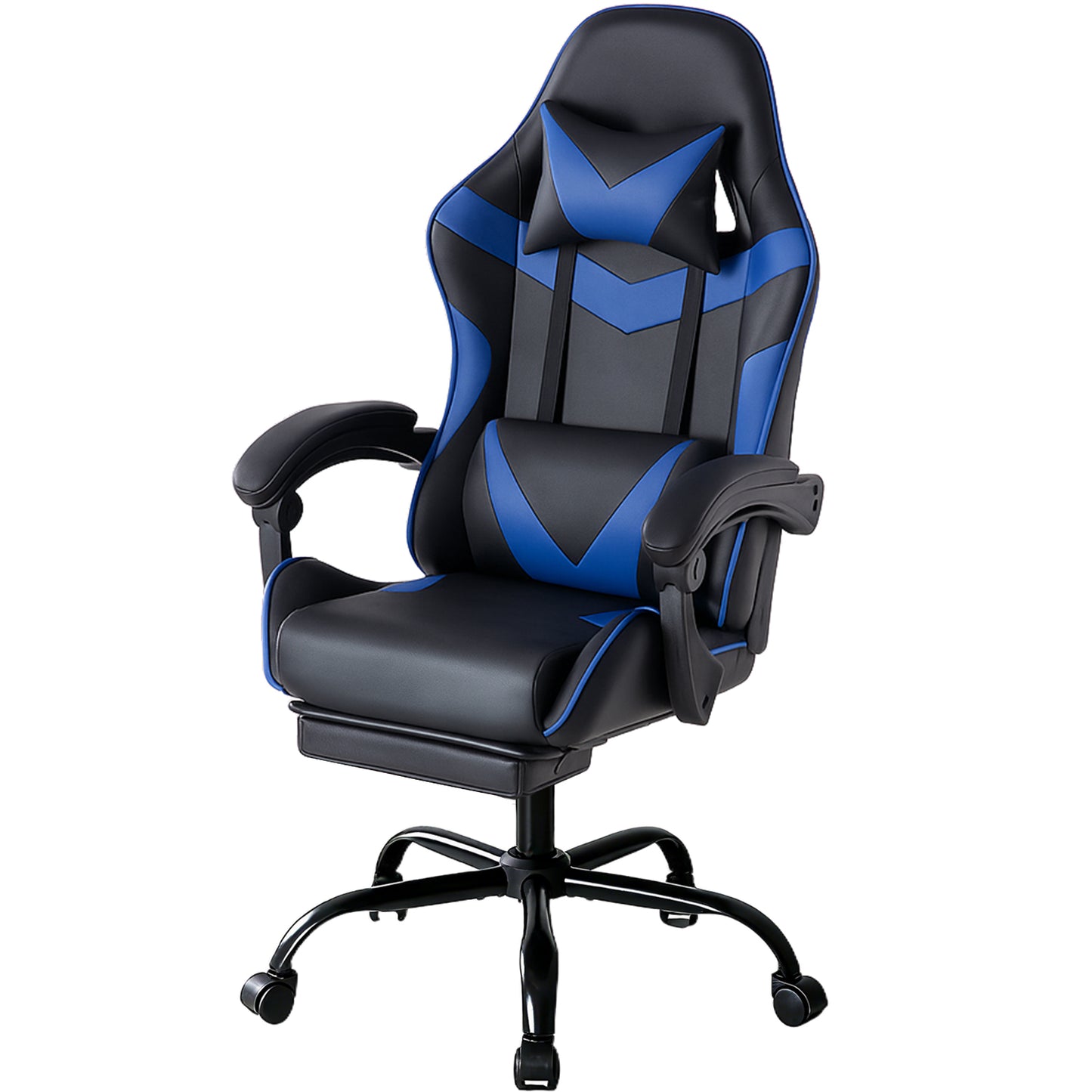 E Sports Stuhl Mit Fußstütze Robuster Metallrahmen Für Halt & Gamingkomfort - Hobbyfy