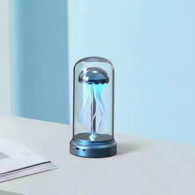 AuroraHaus Mechanische Qualle Musikbox Mit Leuchtendem Ambiente Licht - Hobbyfy