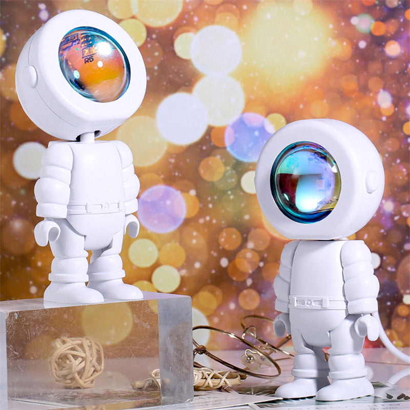 Lumina Aufladbare Astronauten Regenbogen Lampe - Hobbyfy