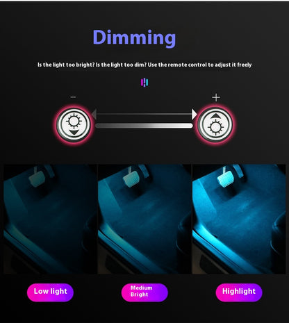 Kabellose Magnetische LED Stimmungsbeleuchtung Innenraum 12V