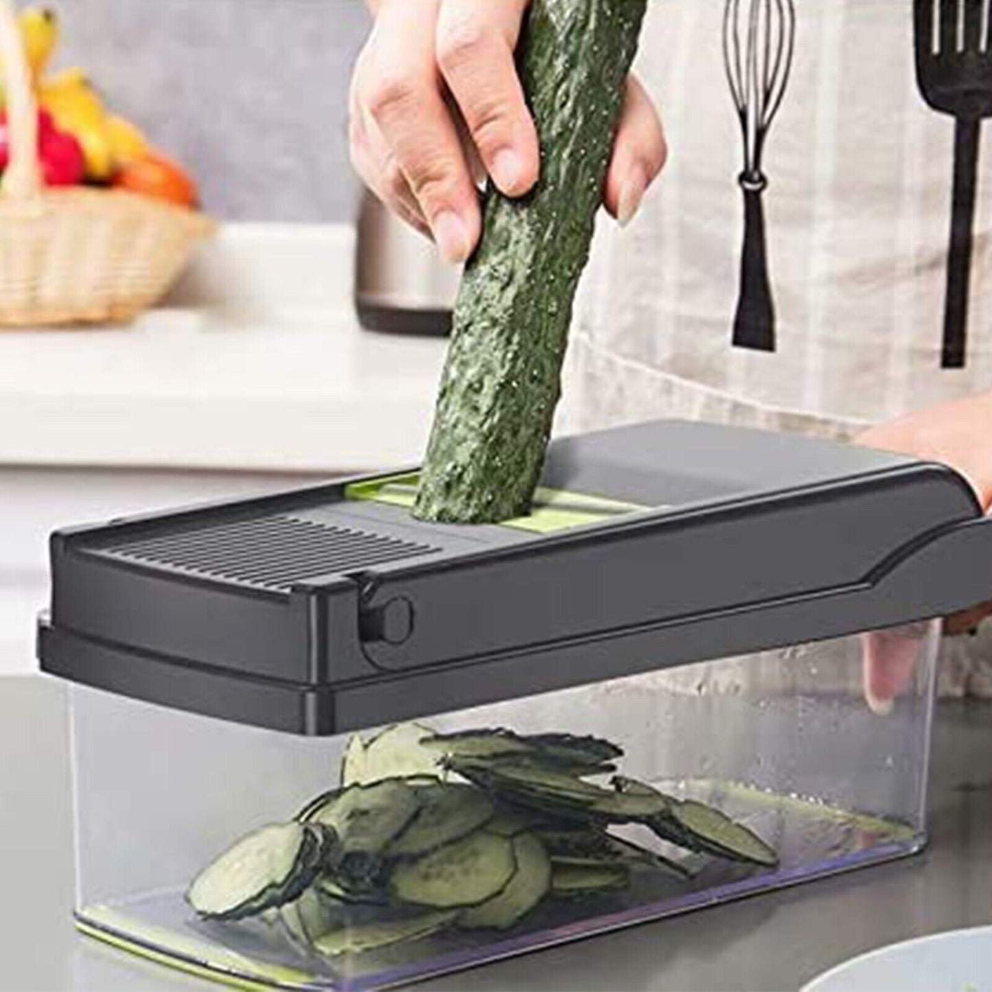16-in-1 Gemüseschneider Mit Würfeln Julienne Und Spiralschneider - Hobbyfy