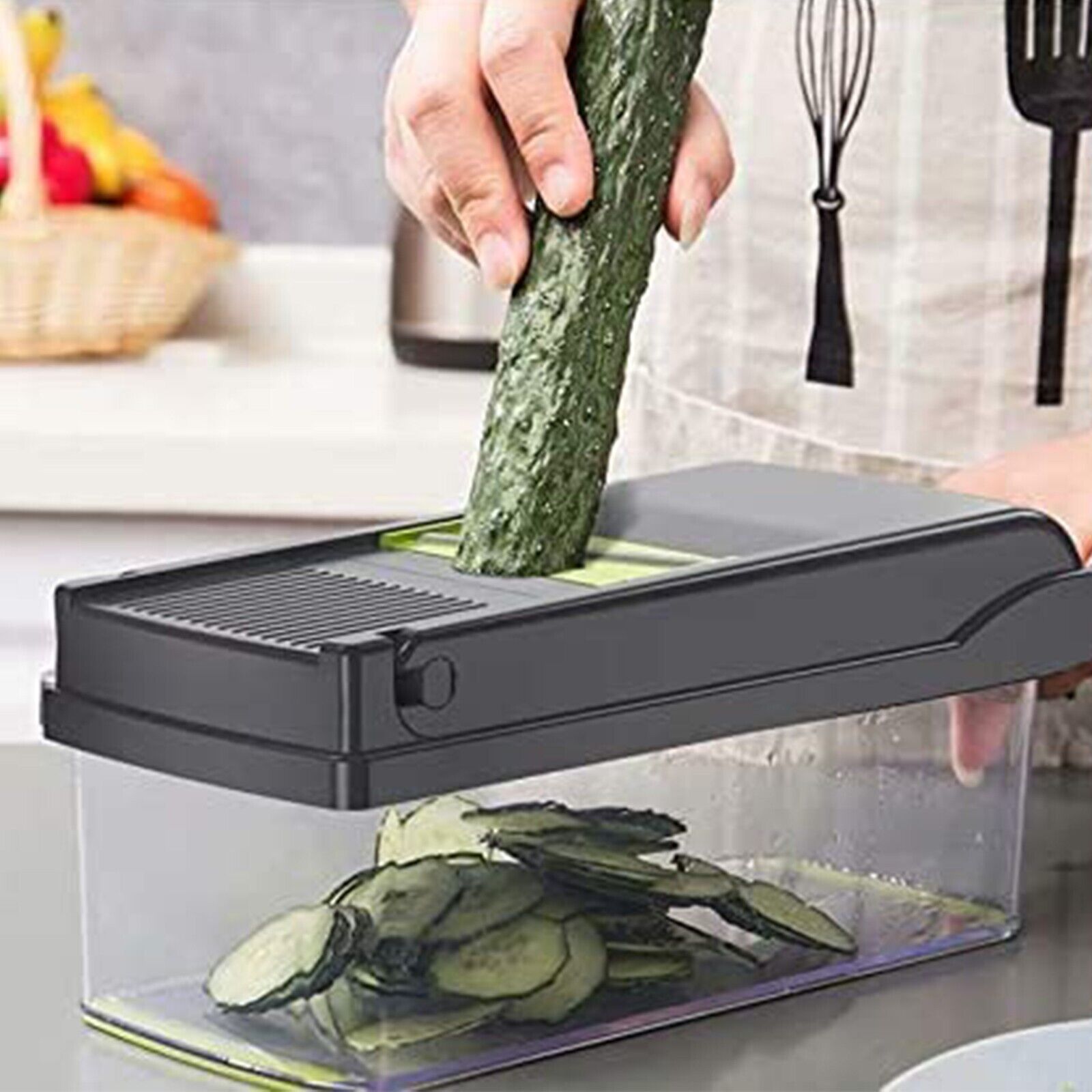 16-in-1 Gemüseschneider Mit Würfeln Julienne Und Spiralschneider - Hobbyfy