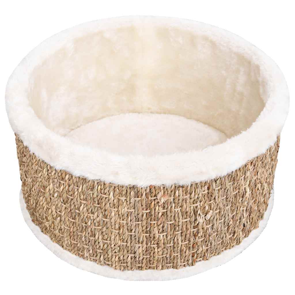 CatNest Katzenkorb Rund Seagrass 36 cm Beige