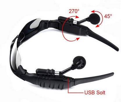 Smart Stereo Bluetooth Sonnenbrille Mit Integriertem Headset - Hobbyfy