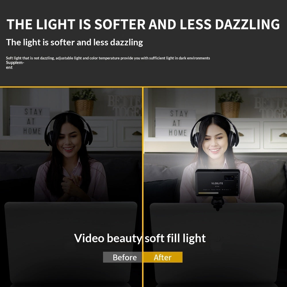 W160C RGB LED Aufhelllicht Für Live Streaming Und Fotografie - Hobbyfy