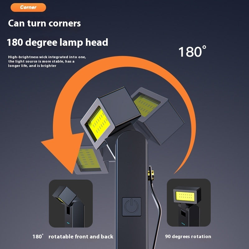 Notfalllampe Mini 500mAh Schwarz Tragbar Outdoor - Hobbyfy