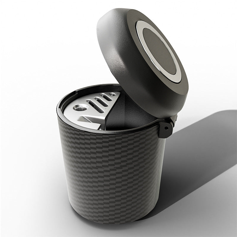 LuxAuto Autoaschenbecher Mit Deckel Geruchsreduktion Kunststoff - Hobbyfy