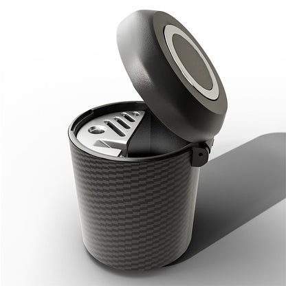 LuxAuto Autoaschenbecher Mit Deckel Geruchsreduktion Kunststoff - Hobbyfy