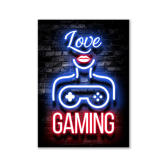 Neon Canvas Gaming Matte - Hobbyfy