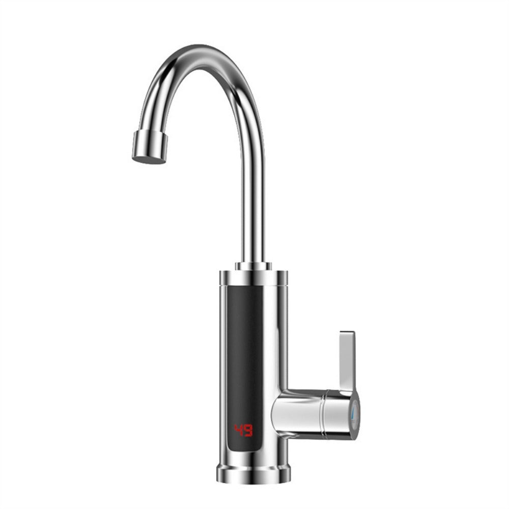Instant-Heißwasserhahn Mit 5 Sek Heizzeit Silber 360 Grad Drehbrause - Hobbyfy