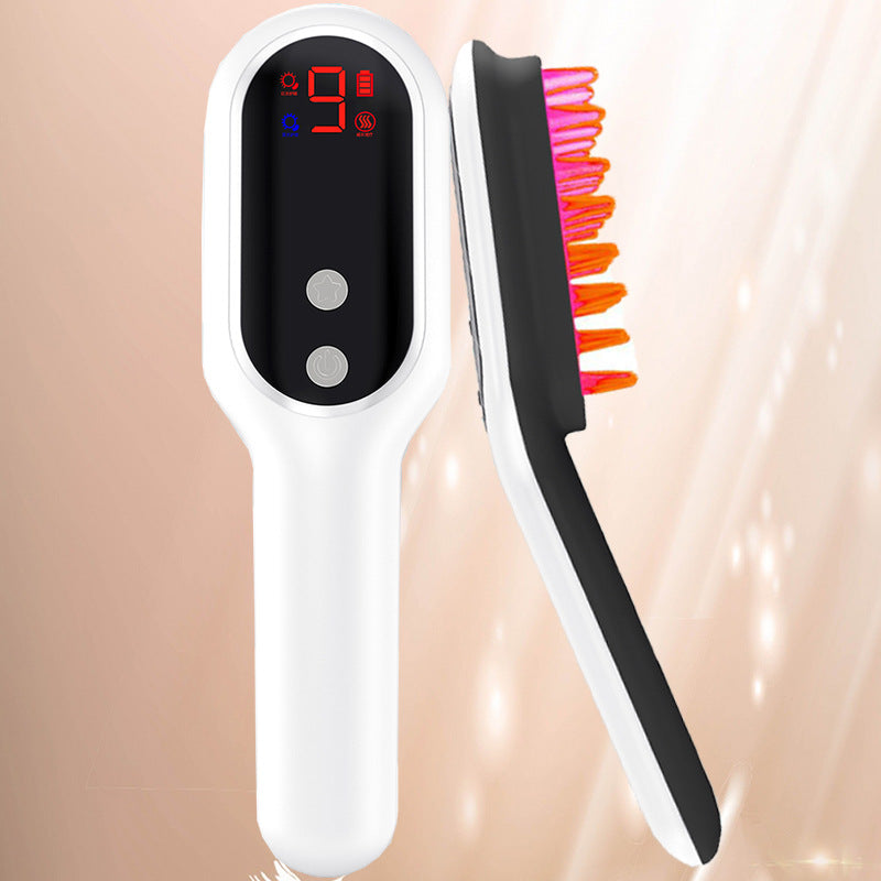 BrandX Elektrischer Kopfmassager Kamm Magnettherapie LED Haarwachstum - Hobbyfy