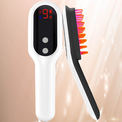 BrandX Elektrischer Kopfmassager Kamm Magnettherapie LED Haarwachstum - Hobbyfy