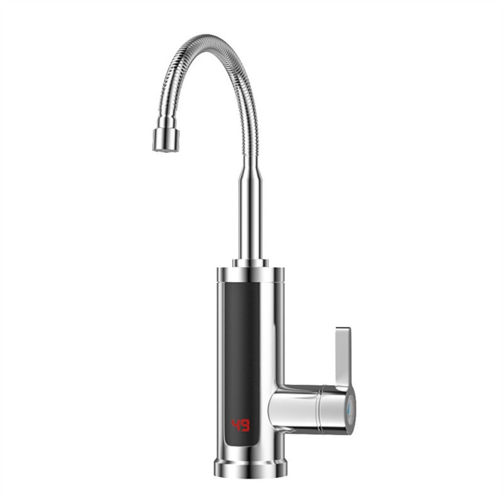 Instant-Heißwasserhahn Mit 5 Sek Heizzeit Silber 360 Grad Drehbrause - Hobbyfy