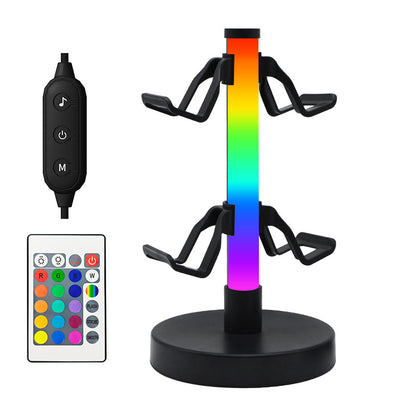 LuminaTech RGB Kopfhörerhalterung Mit Display Beleuchtungseffekte - Hobbyfy