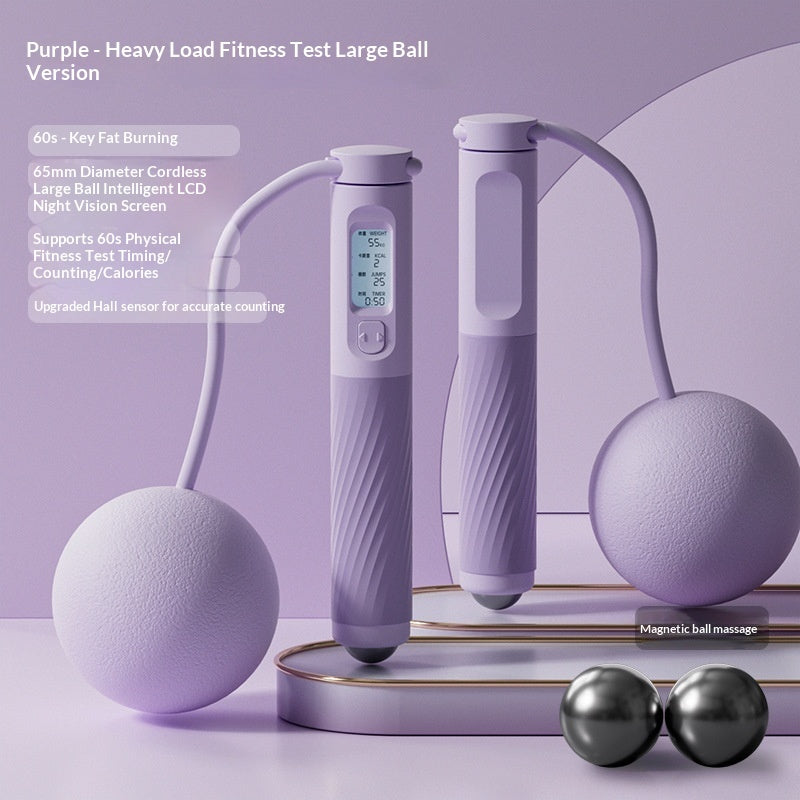 Kordelloses Magnetperlen Fitnessseil Für Cardio Und Muskelmassage