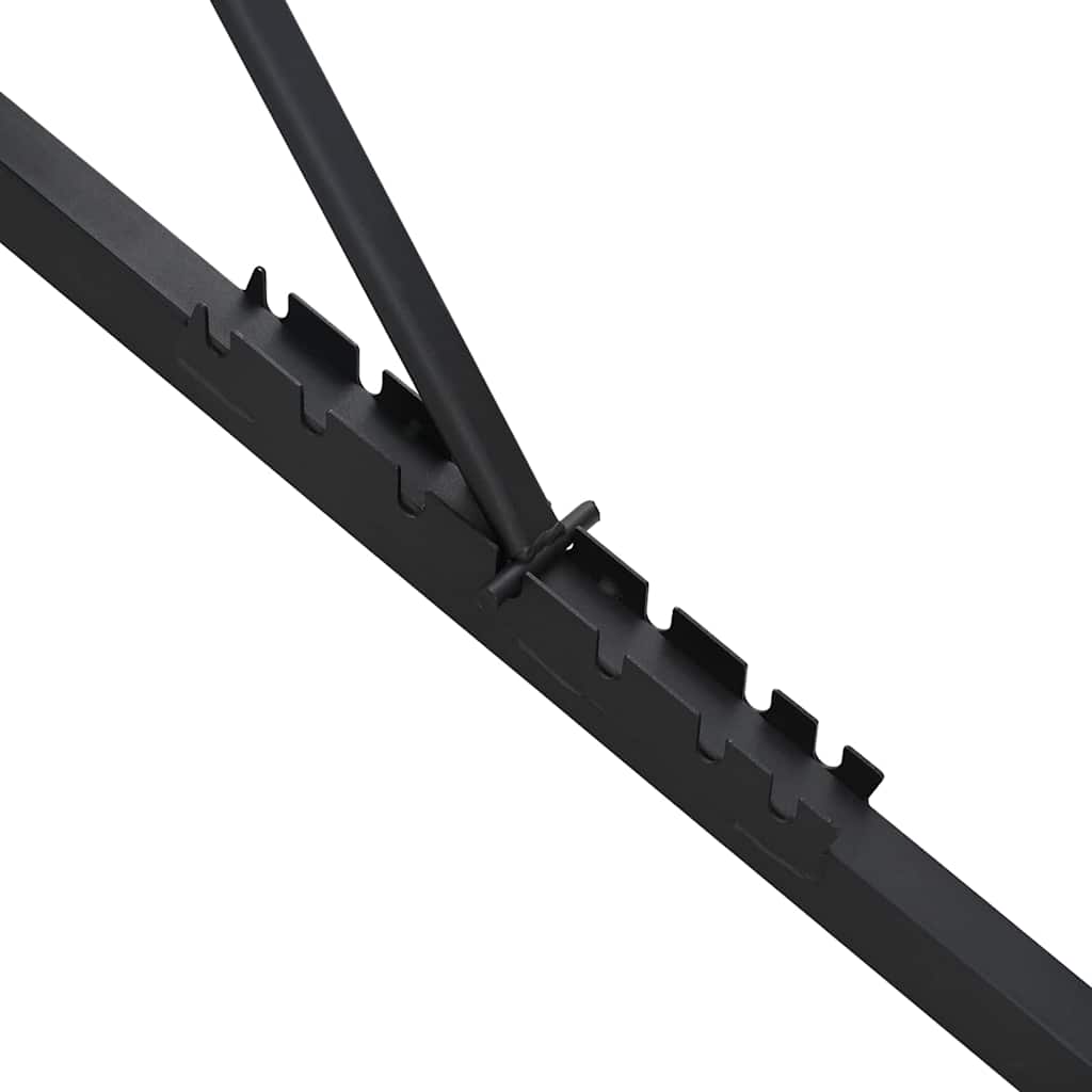 Hantelbank Verstellbare Rückenlehne Stahlrahmen Kompakt 131 x 41 x 110 cm - Hobbyfy