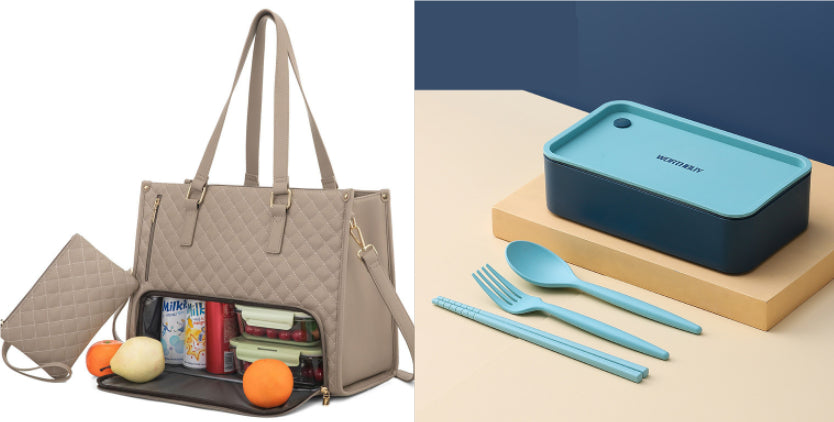 Convenient Commute Lunch Bag Damen Isolierte Kühltasche Auslaufsicher - Hobbyfy