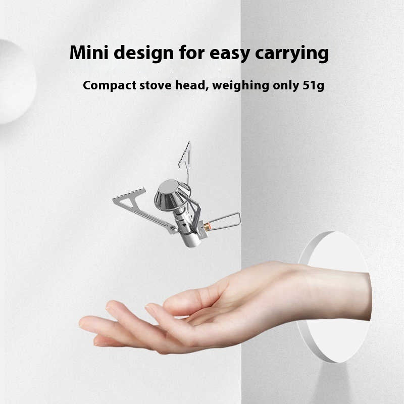 Ultraleichter Faltkocher Integrierter Gas Kocher