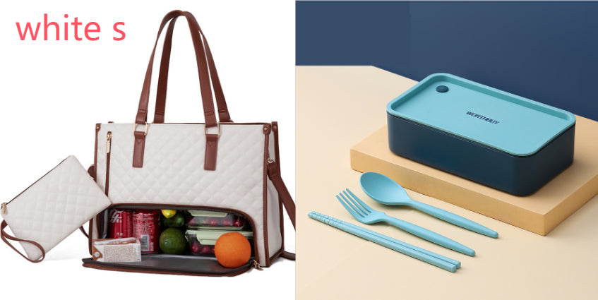 Convenient Commute Lunch Bag Damen Isolierte Kühltasche Auslaufsicher - Hobbyfy